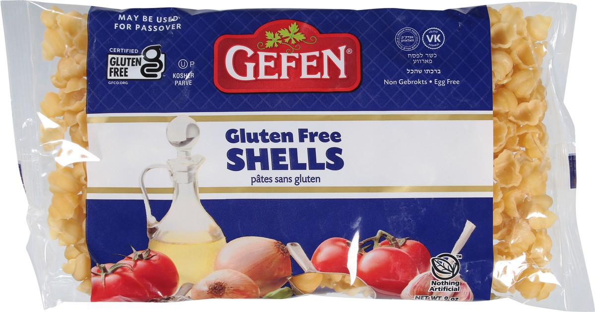 slide 7 of 9, Gefen Gluten Free Shell Pasta, 9 oz