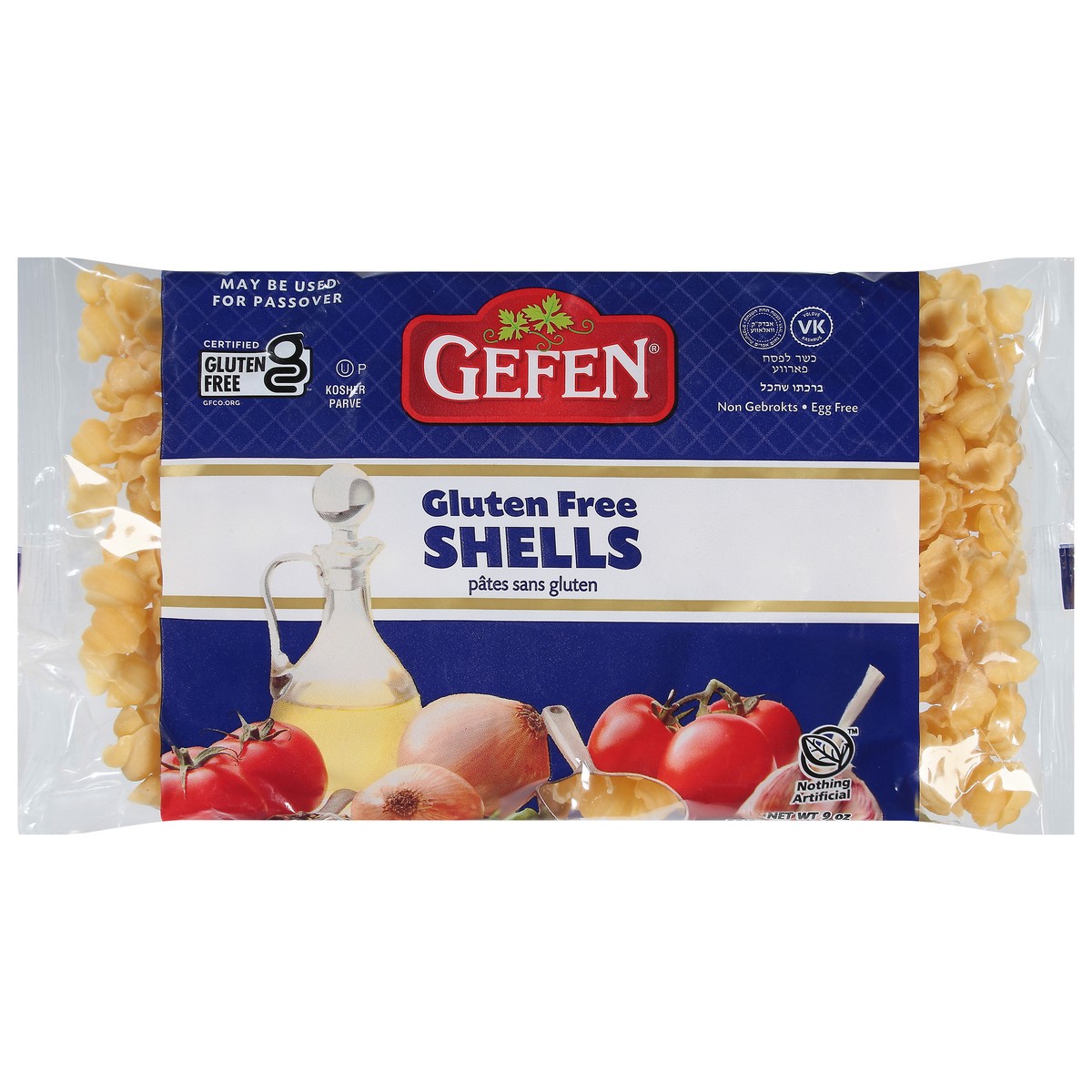 slide 1 of 9, Gefen Gluten Free Shell Pasta, 9 oz