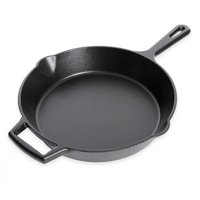 slide 1 of 5, Artisanal Kitchen Supply Pre-Seasoned Cast Iron Skillet, 12 in