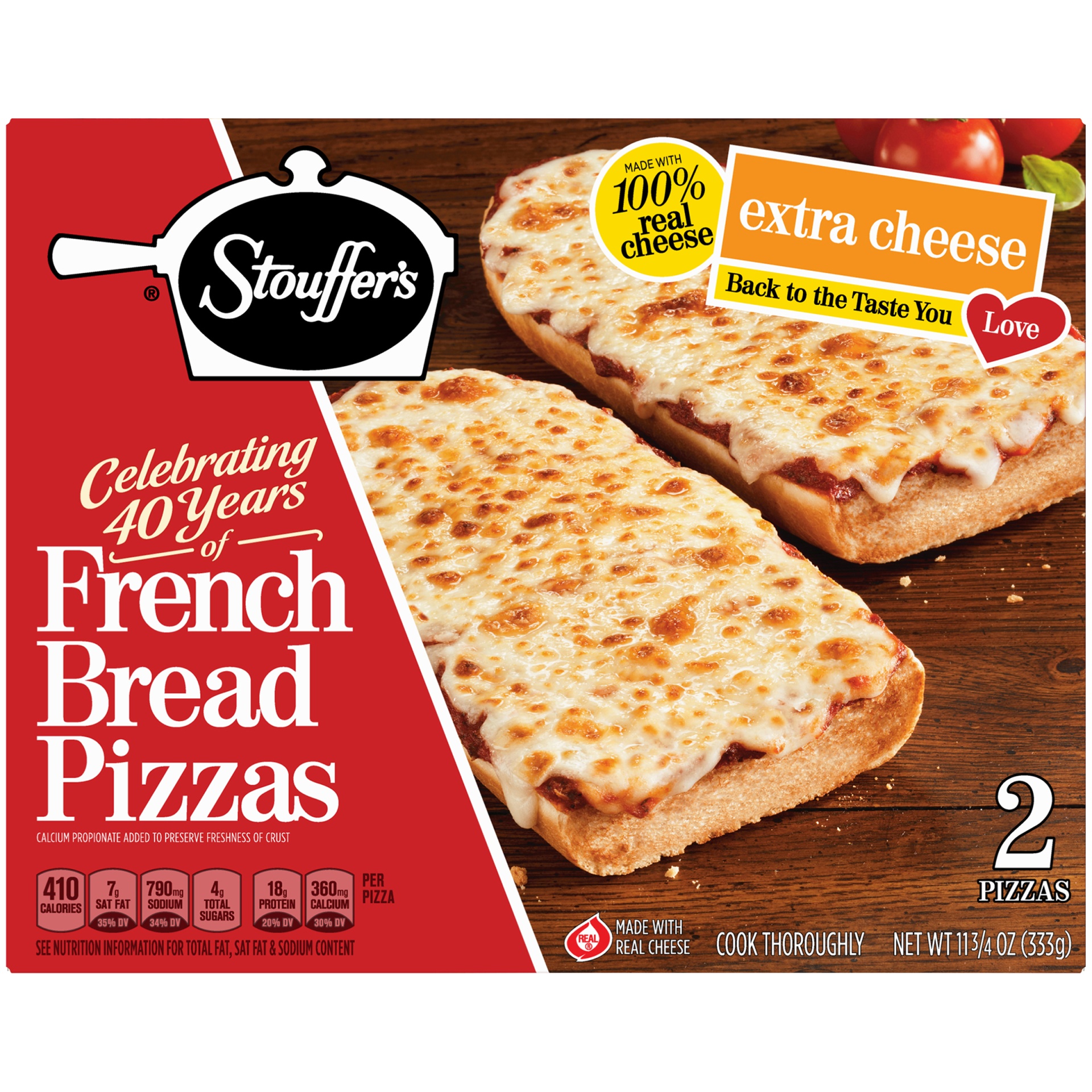 Stouffers Extra Cheese French Bread Pizzas 1175 Oz Shipt 5288