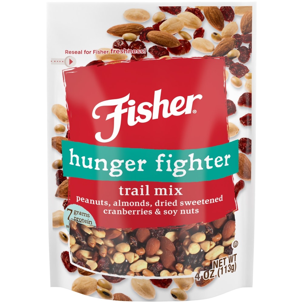 slide 1 of 1, Fisher Hunger Fighter Trail Mix, 4 oz