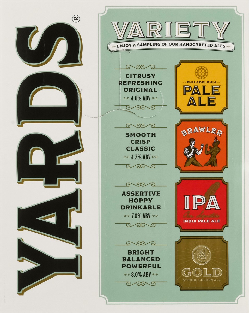 slide 7 of 9, Yards Beer Variety 12 - 12 fl oz Bottles, 144 oz