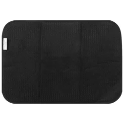 Room & Retreat Drying Mat with Mesh Black, 14 in x 21 in