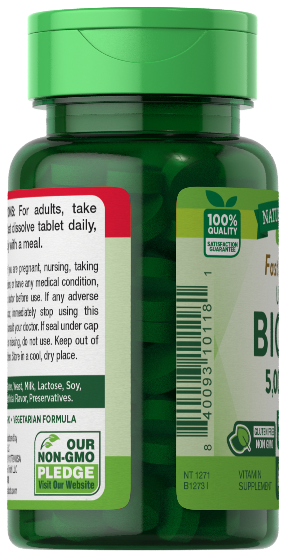 slide 3 of 4, Nature's Truth Natures Truth Fast Dissolve Biotin 5000Mg Tabs, 78 ct