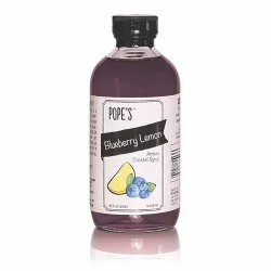 Pope's Blueberry Lemon Cocktail Syrup - 8.5 oz