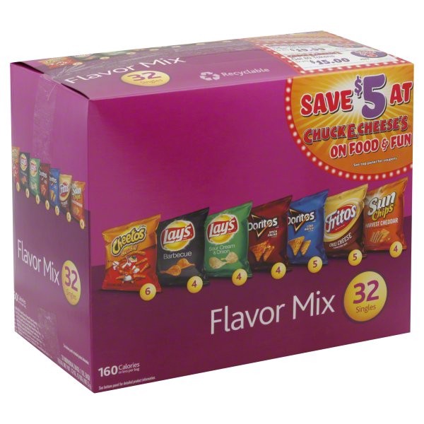 slide 1 of 2, Frito-Lay Variety Pack Flavor Mix, 32 ct; 1 oz