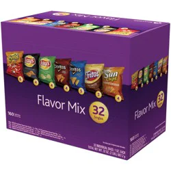 Frito-Lay FritoLay Variety Pack Flavor Mix (32 - 1 Ounce) 32 Ounce 32 Pack Bag in Box