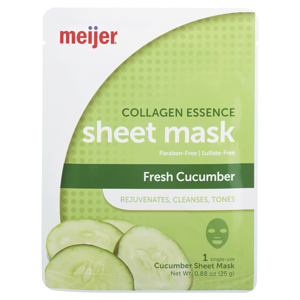 slide 1 of 1, Meijer Collage Essence Sheet Mask Fresh Cucumber, 1 ct