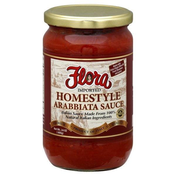 slide 1 of 1, Flora Fine Foods Arrabiatta Pasta Sauce, 24 oz