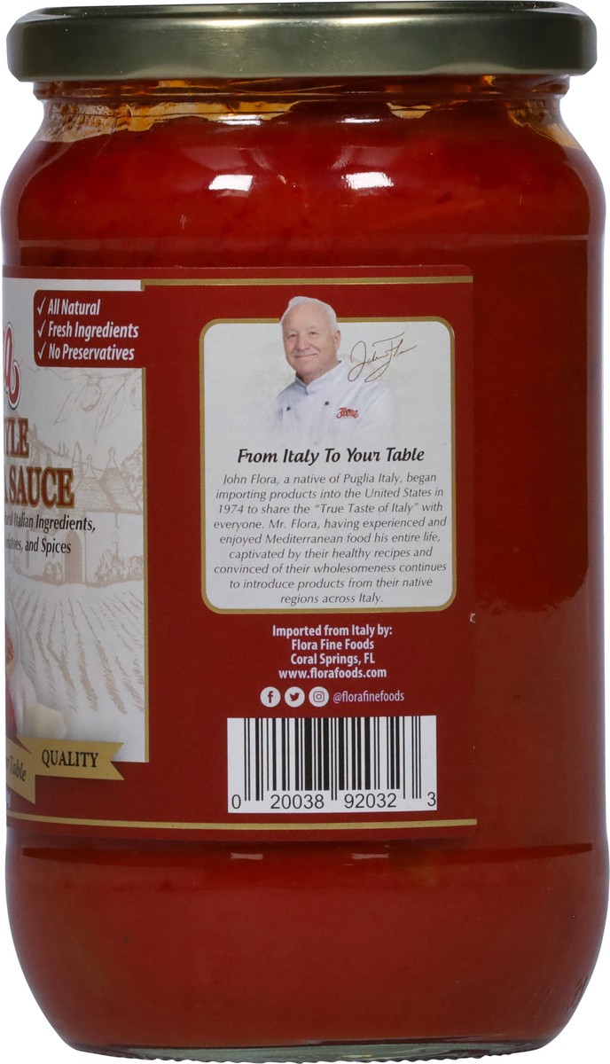 slide 3 of 9, Flora Imported Homestyle Arrabbiata Sauce 24 oz, 24 oz