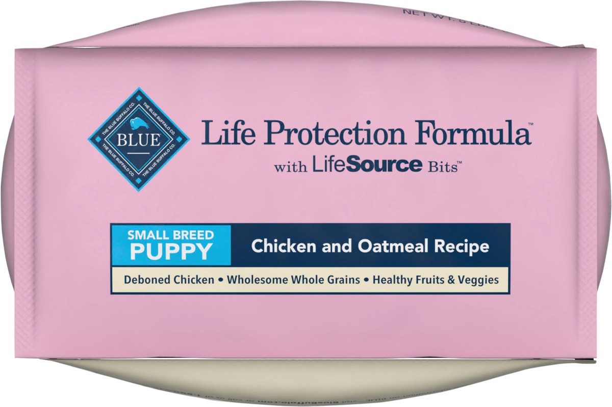 slide 2 of 8, Blue Buffalo Life Protection Formula Small Breed Puppy Dry Dog Food with DHA, Vital Nutrients & Antioxidants, Made with Natural Ingredients, Chicken & Oatmeal Recipe, 5-lb Bag, 5 lb