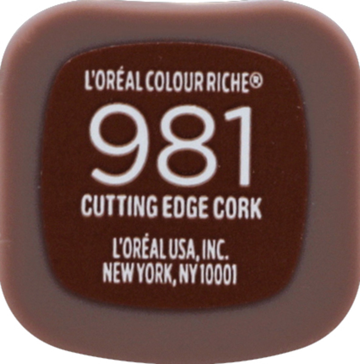 slide 2 of 3, L'Oréal Paris Colour Riche Ultra Matte Highly Pigmented Nude Lipstick, Cutting Edge Cork, 0.13 oz