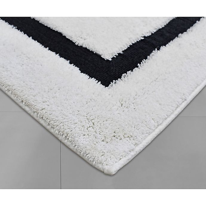 slide 3 of 4, Wamsutta Pinnacle Bath Rug - White'', 17 in x 24 in