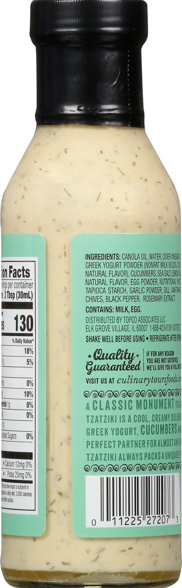 slide 5 of 9, Culinary Tours Tzatziki Dressing 12 oz, 12 fl oz