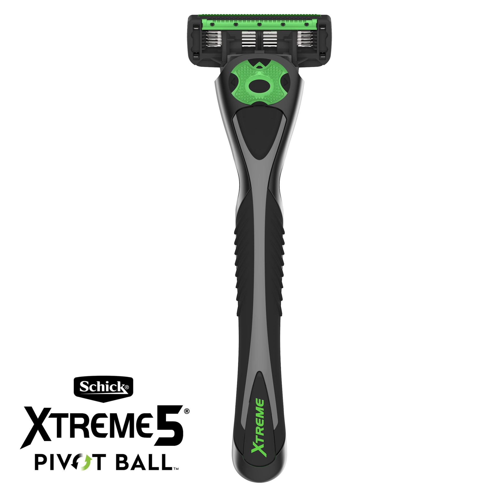 slide 5 of 5, Schick Xtreme5 Men's PivotBall Razor, 1 Handle Plus 2 Refills, 1 ct