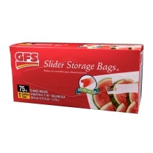 slide 1 of 1, GFS Reclosable Food Storage Bags, 75 ct