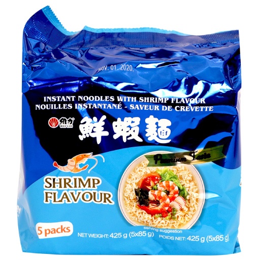 slide 1 of 1, Wei Lih Instant Noodle Pack-Shrimp Fla, 14.99 oz