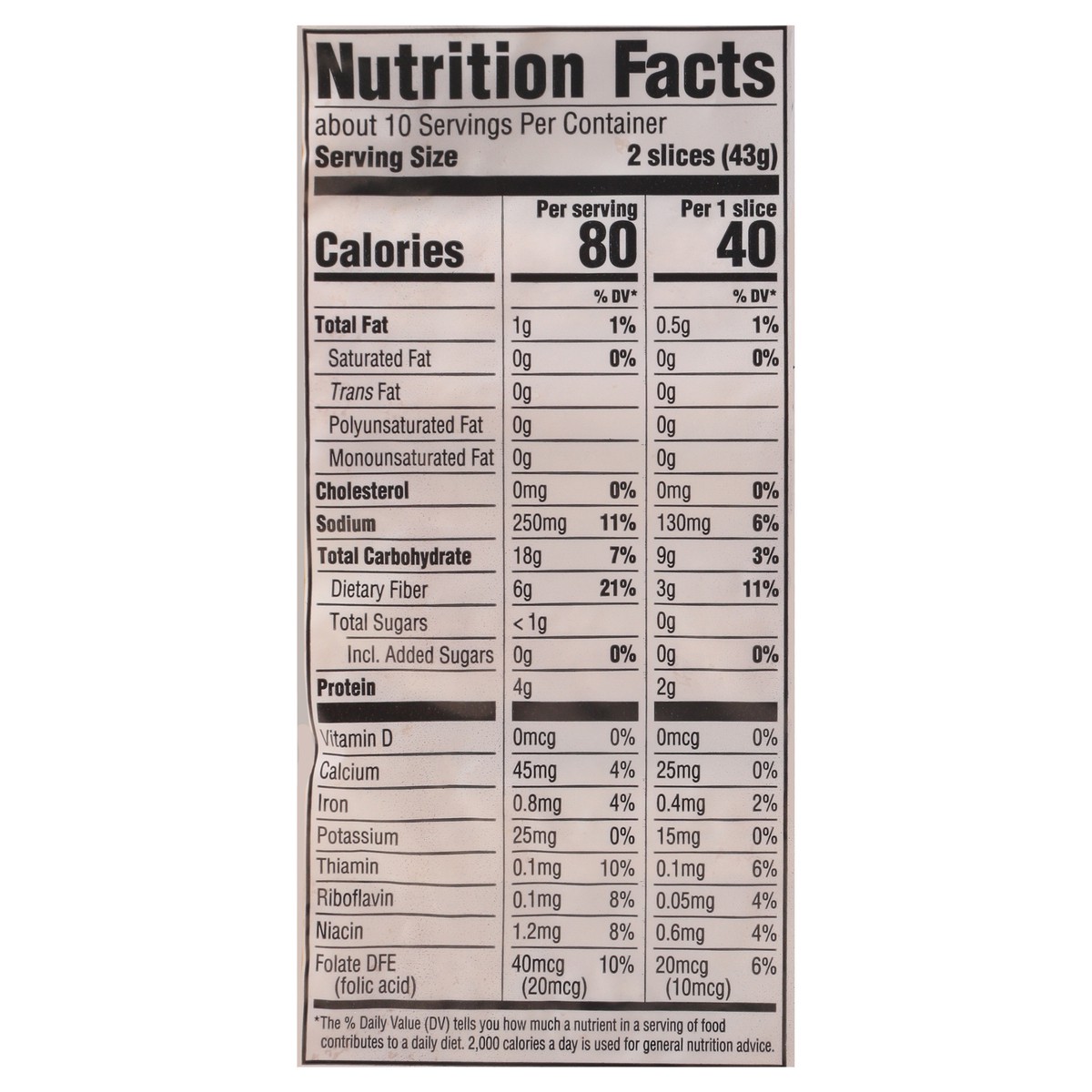 slide 9 of 12, Freihofer's Reduced Calorie Italian Bread, 16 oz, 1 lb