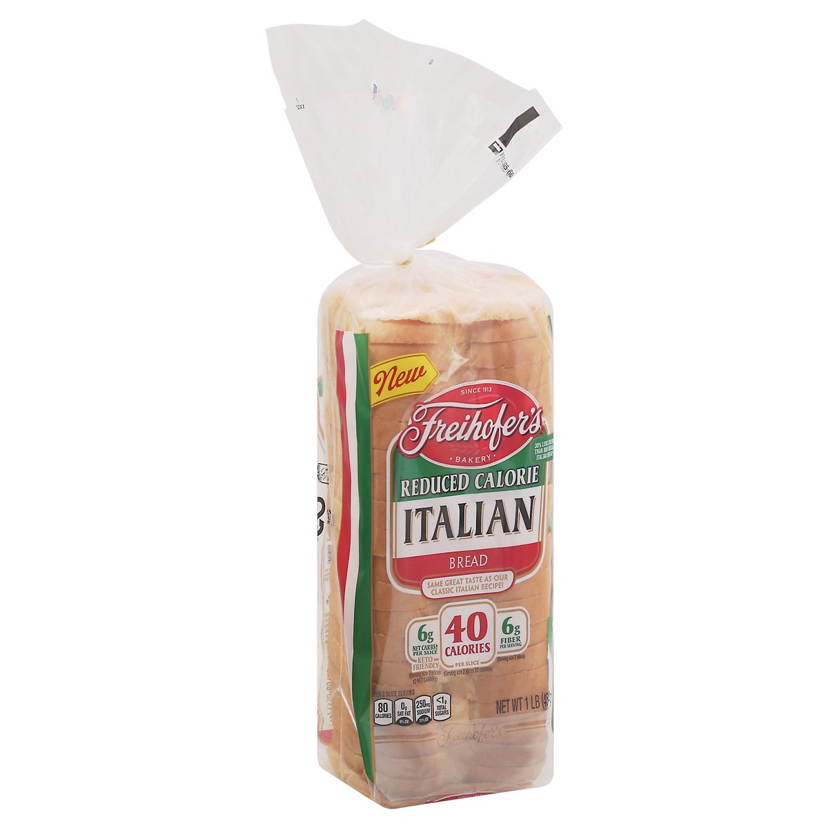 slide 2 of 12, Freihofer's Reduced Calorie Italian Bread, 16 oz, 1 lb