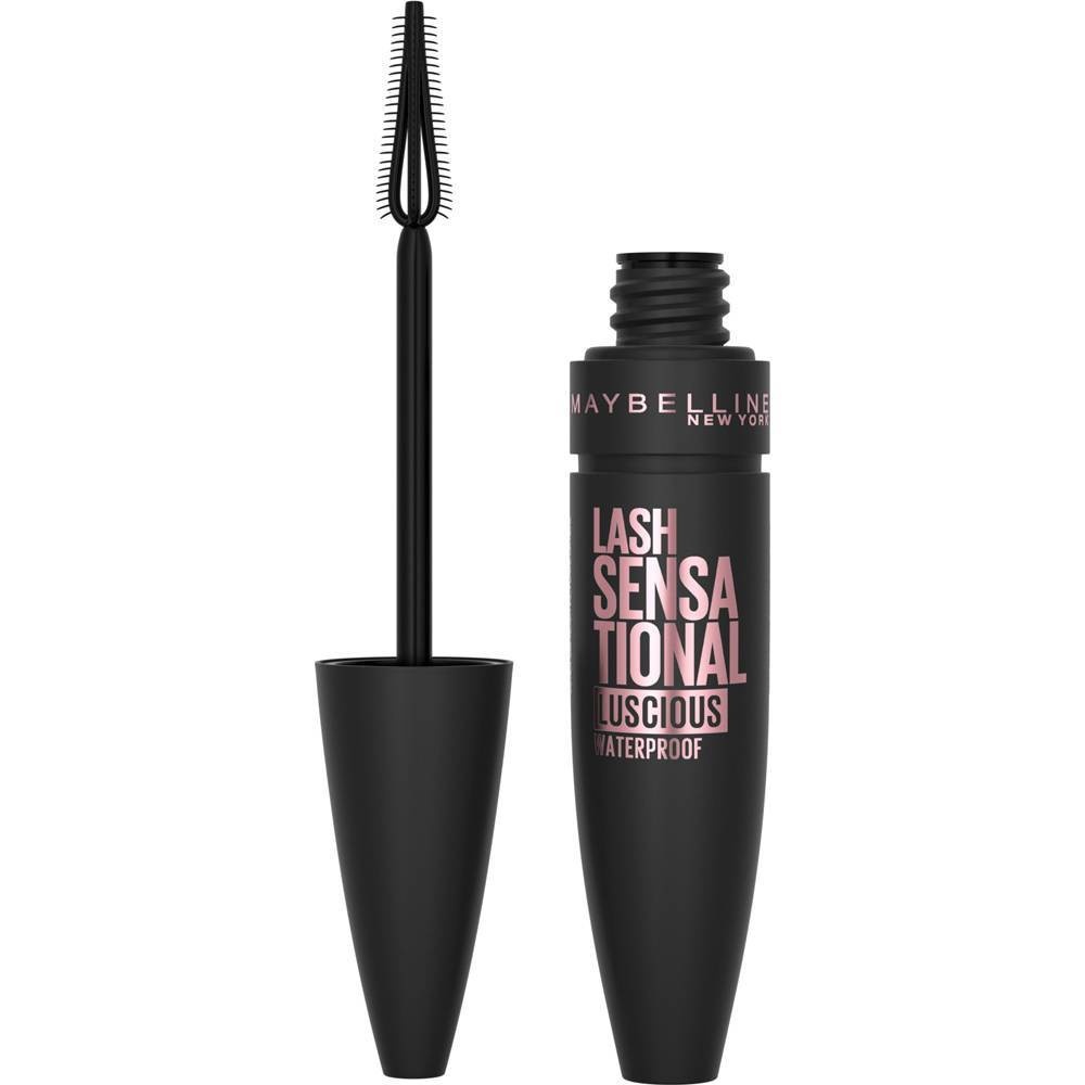 slide 1 of 5, Maybelline Lash Sensational Luscious Mascara - 702 Very Black, 0.3 fl oz