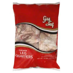 Gold Leaf Chicken Leg Quarters Bag - 10 lb