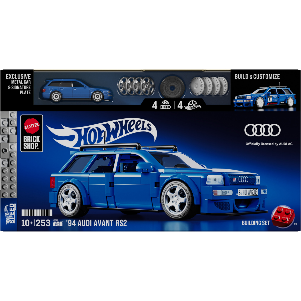 slide 1 of 2, Brick Shop Hot Wheels Speed Series Audi, 1 ct