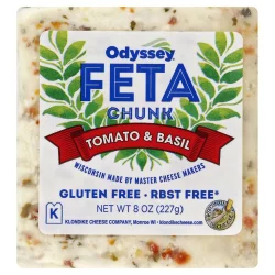 Odyssey Gluten Free Chunk Tomato & Basil Feta 8 oz