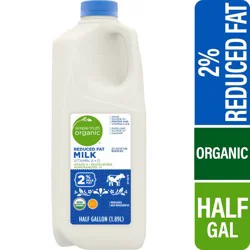 Simple Truth Organic 2% Reduced Fat Milk - 1/2 gal
