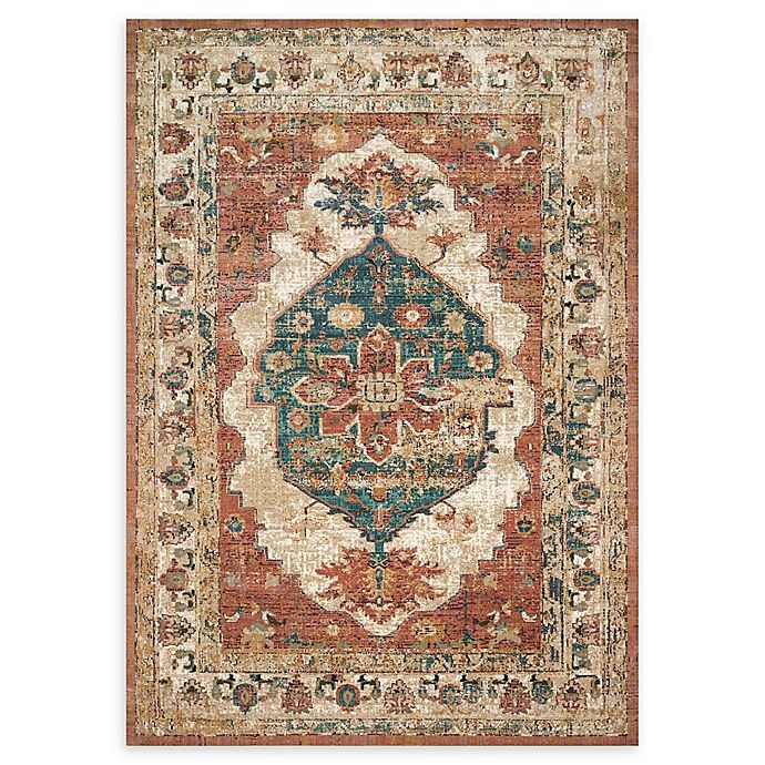 slide 1 of 2, Magnolia Home by Joanna Gaines Evie 3'6 x 5'2 Area Rug - Spice/Multi, 1 ct