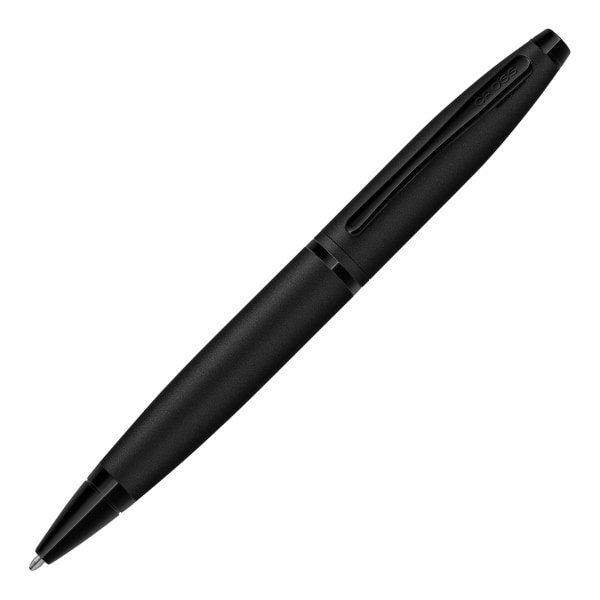slide 1 of 2, Cross Calais Ballpoint Pen, Medium Point, 1.0 Mm, Black Barrel, Black Ink, 1 ct