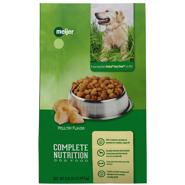 Meijer Complete Nutrition Dry Dog Food, Poultry 8.8 lb Shipt