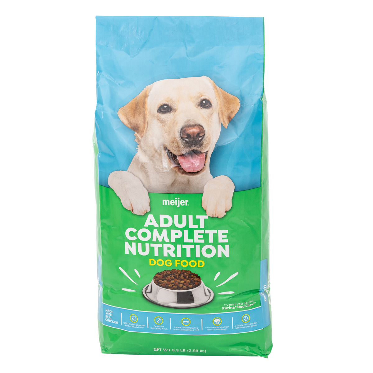 slide 1 of 5, Meijer Complete Nutrition Dry Dog Food, Poultry, 8.8 lb