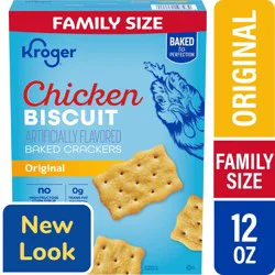 Kroger Family Size Chicken Biscuit Baked Crackers