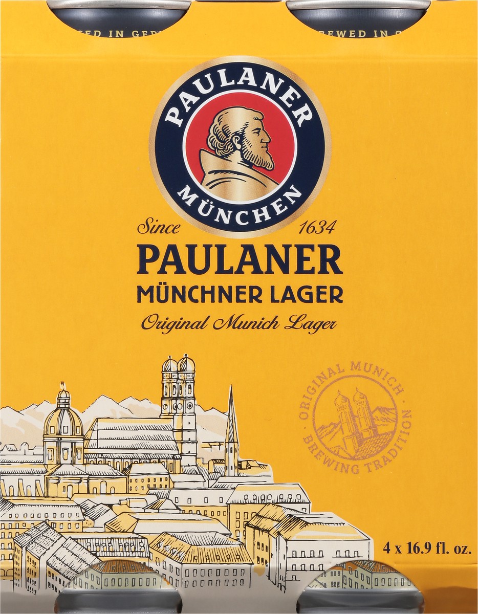 slide 7 of 9, Paulaner Munich Lager Original Beer 4 - 16.9 fl oz Cans, 4 ct; 16.9 fl oz