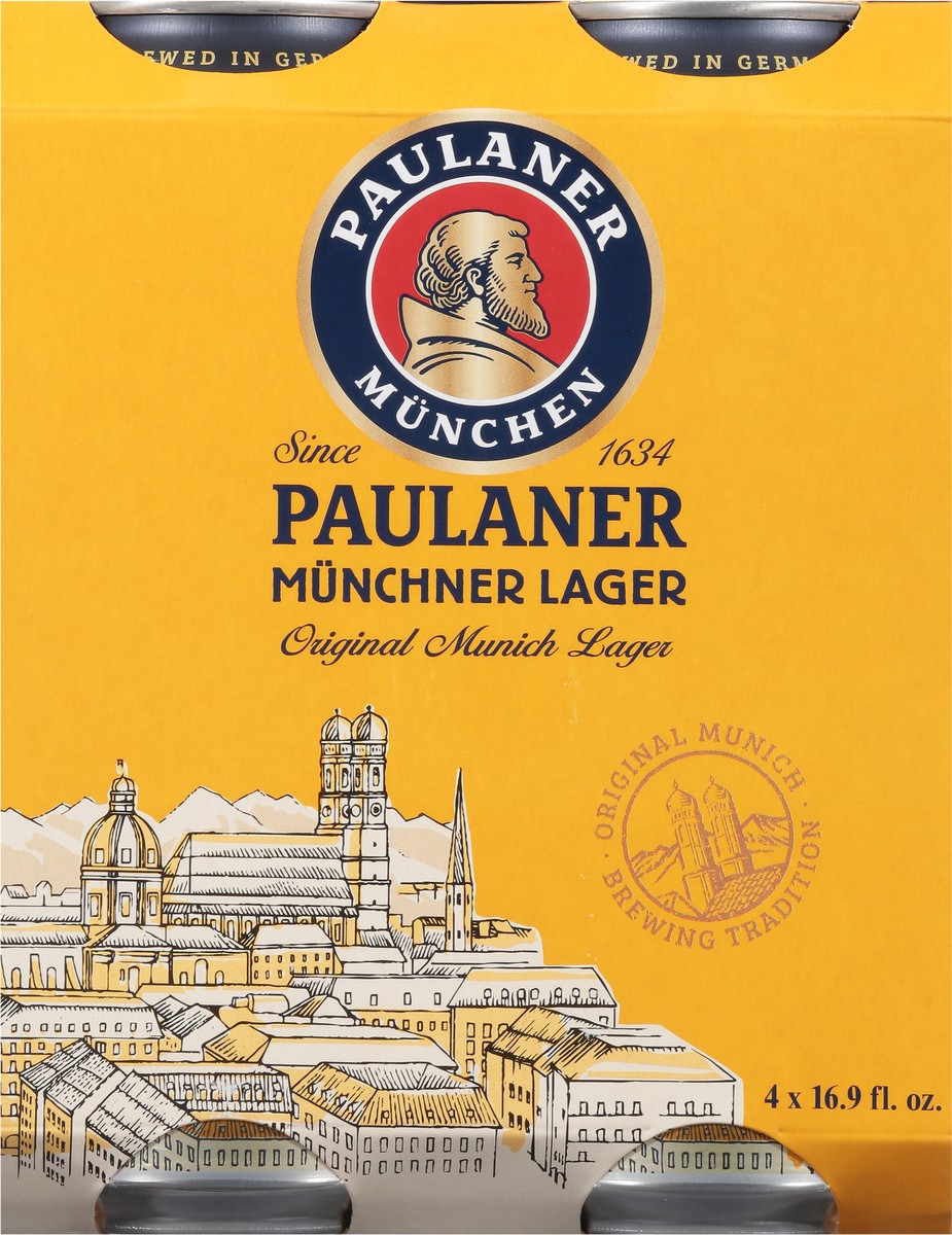 slide 8 of 9, Paulaner Munich Lager Original Beer 4 - 16.9 fl oz Cans, 4 ct; 16.9 fl oz