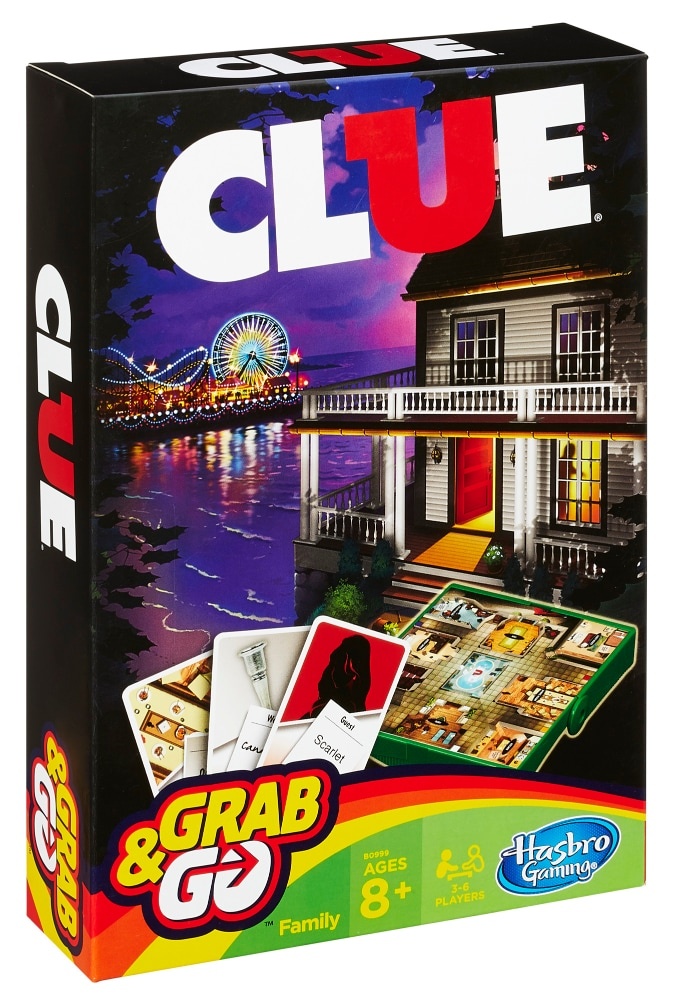 slide 1 of 1, Hasbro Gaming Clue Grab & Go Board Game, 1 ct