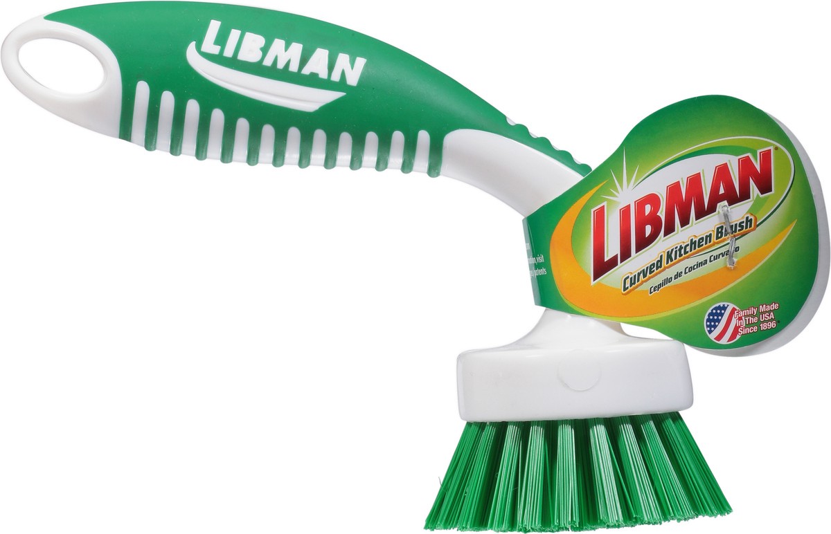 slide 3 of 9, Libman Curved Kitchen Brush 1 ea, 1 ct