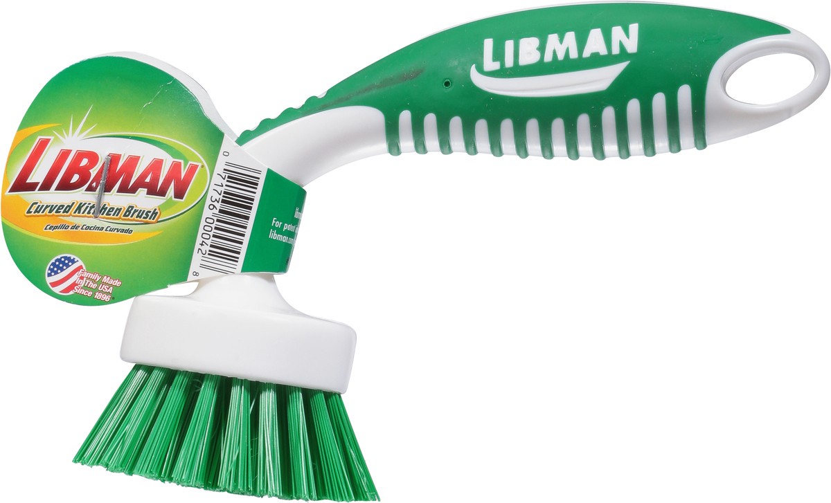 slide 8 of 9, Libman Curved Kitchen Brush 1 ea, 1 ct