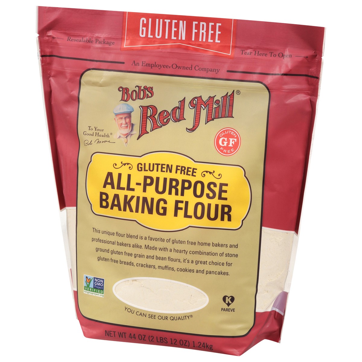 slide 3 of 9, Bob's Red Mill All-Purpose Gluten Free Baking Flour 44 oz, 