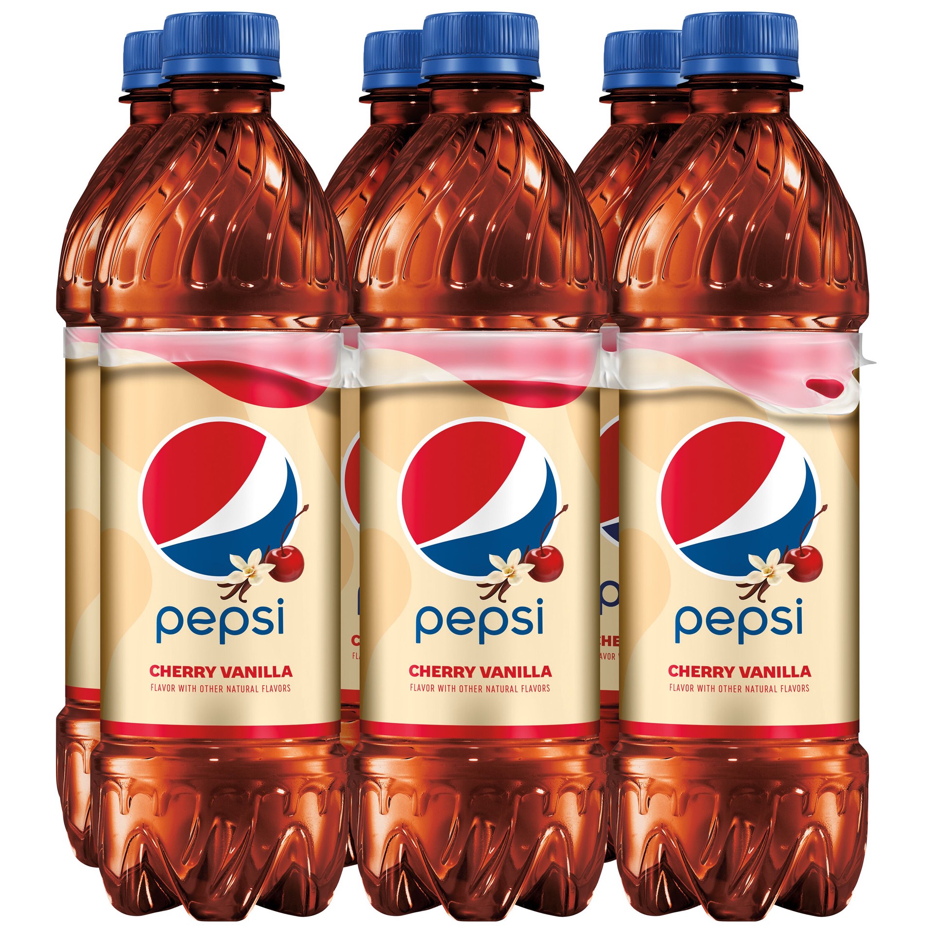 slide 1 of 2, Pepsi Cherry Vanilla Soft Drink, 6 ct; 16.9 fl oz