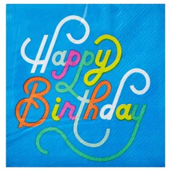 Hallmark 3-Ply Happy Birthday Napkins 16 ea