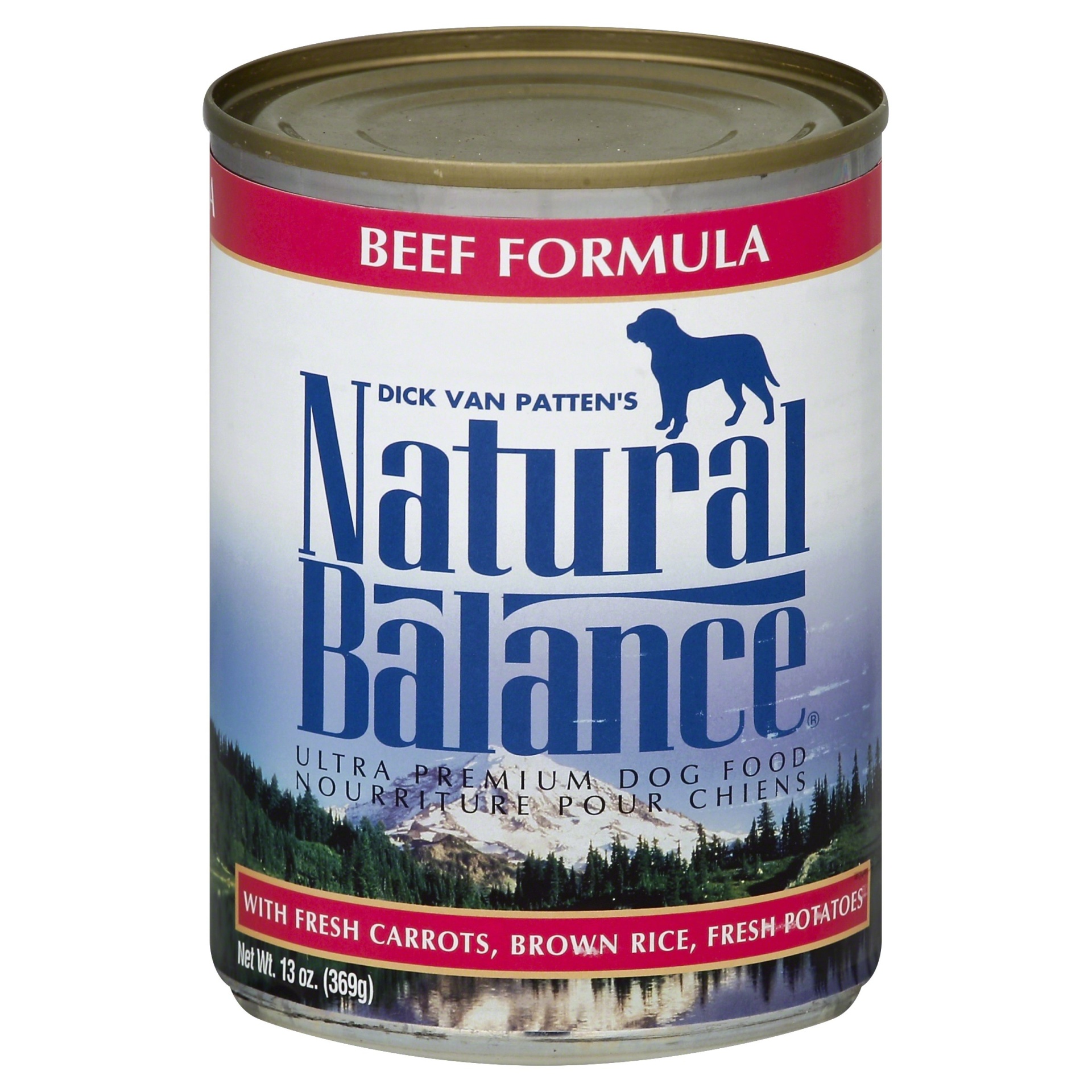 slide 1 of 6, Natural Balance Ultra Premium Beef Formula Canned Dog Food, 13 oz