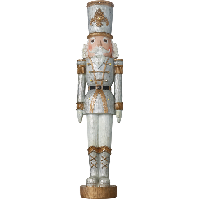 slide 1 of 1, SIGNATURE BRANDS Lighted Resin Nutcracker Soldier, 1 ct