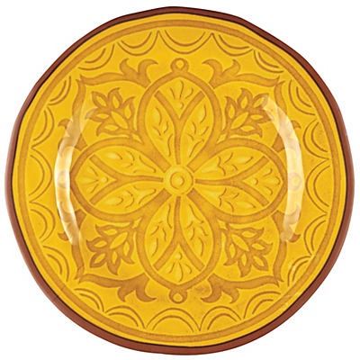 slide 1 of 1, Cocinaware Gold Medallion Dinner Plate, 1 ct