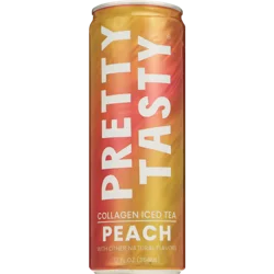 Pretty Tasty Tea Collagen Peach Rtd, 12 fl oz