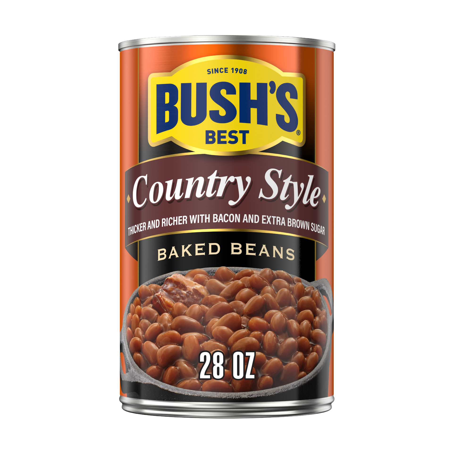 slide 1 of 6, Bush's Best Bush's Country Style Baked Beans 28 oz, 28 oz