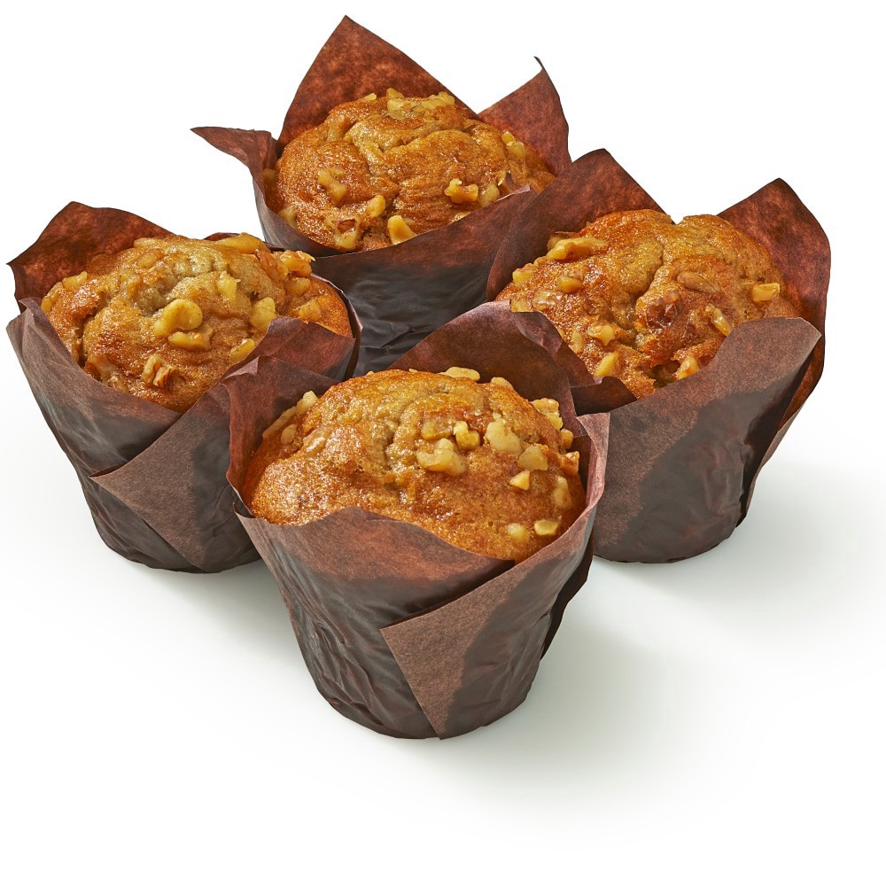 slide 2 of 3, Private Selection Banana Bread Muffins, 4 ct / 15.94 oz