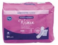 slide 1 of 1, Kroger Moderate Absorbency Pads For Women, 54 ct