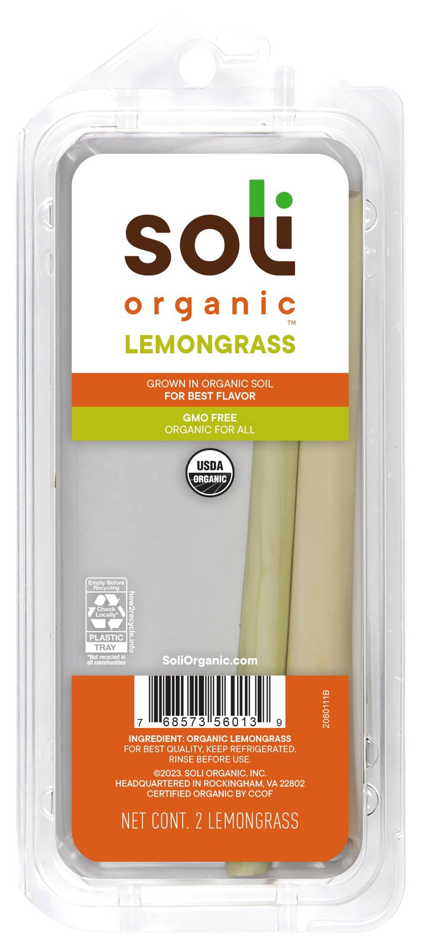 slide 1 of 1, Og Herb Lemon Grass, 2 ct
