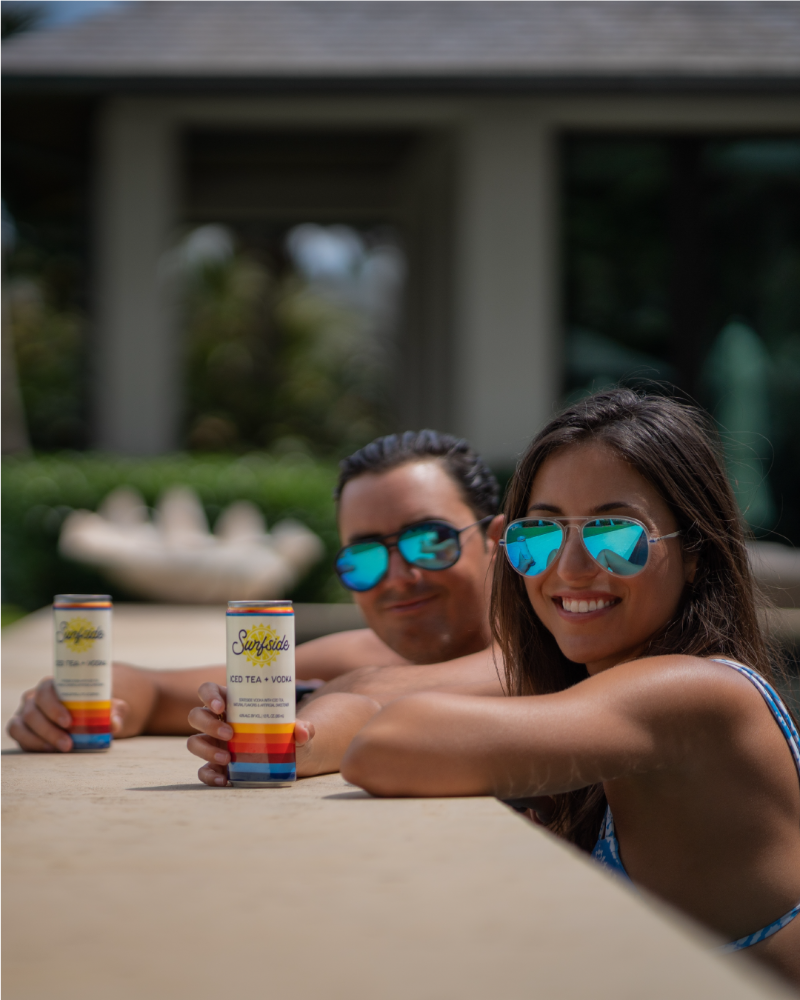 slide 3 of 6, Surfside Iced Tea + Vodka 4 - 12 fl oz Cans, 4 ct